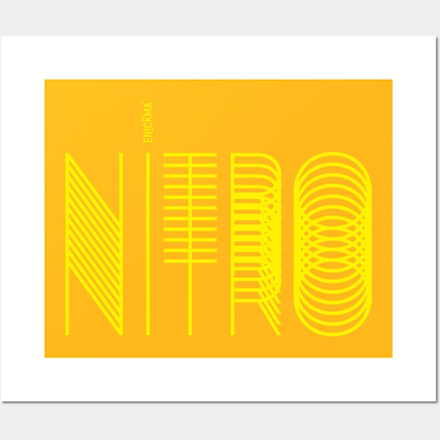 yellow yellow nitro 2 Wall Art by Enickma